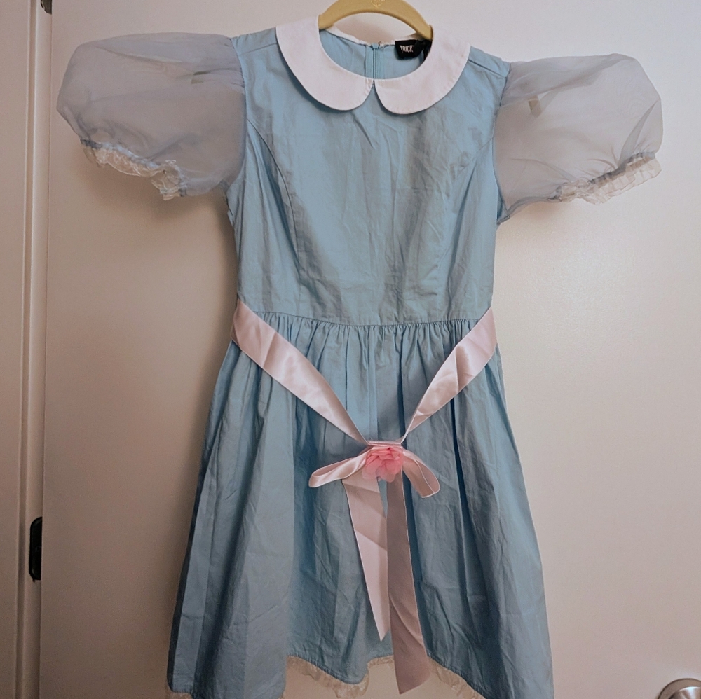 Dolls Kill Lt. Blue The Shining Dress XS NWT